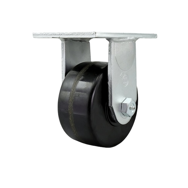 6'' Extra Heavy Duty Phenolic Wheel Rigid Top Plate Caster